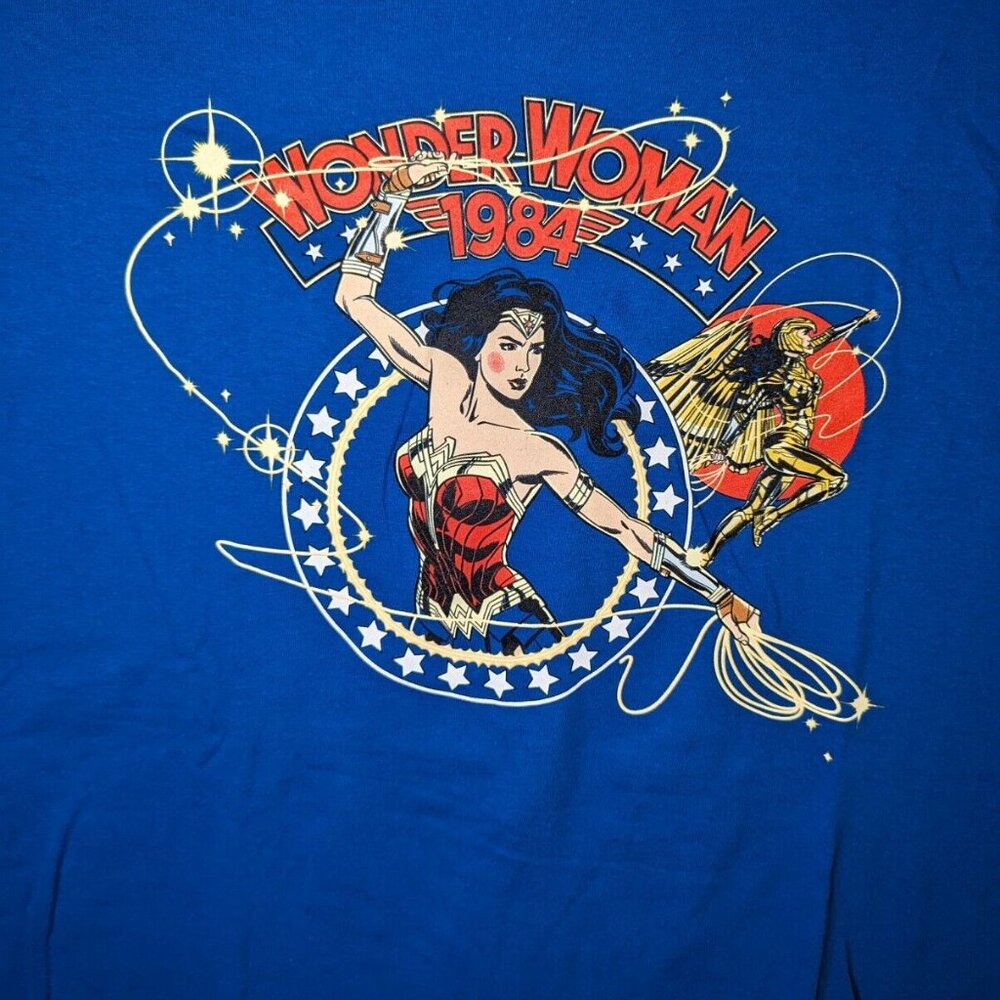 Loot Wear Mens Blue Wonder Woman 1984 Graphic Tshirt Short Sleeve Crew Neck 3XL - Picture 8 of 9
